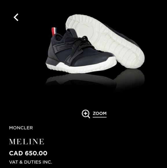 Moncler white meline sneakers - Picture 2 of 5